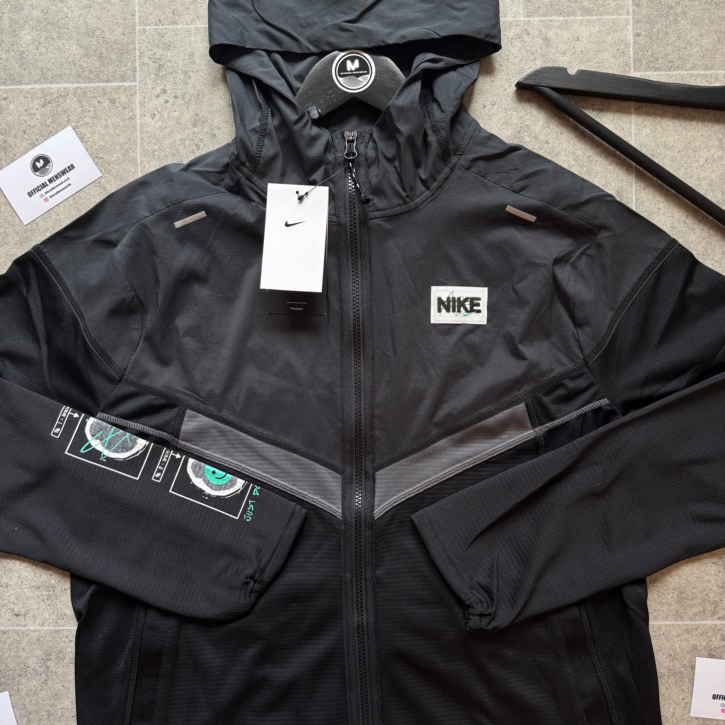 NIKE DYE JACKET - BLACK