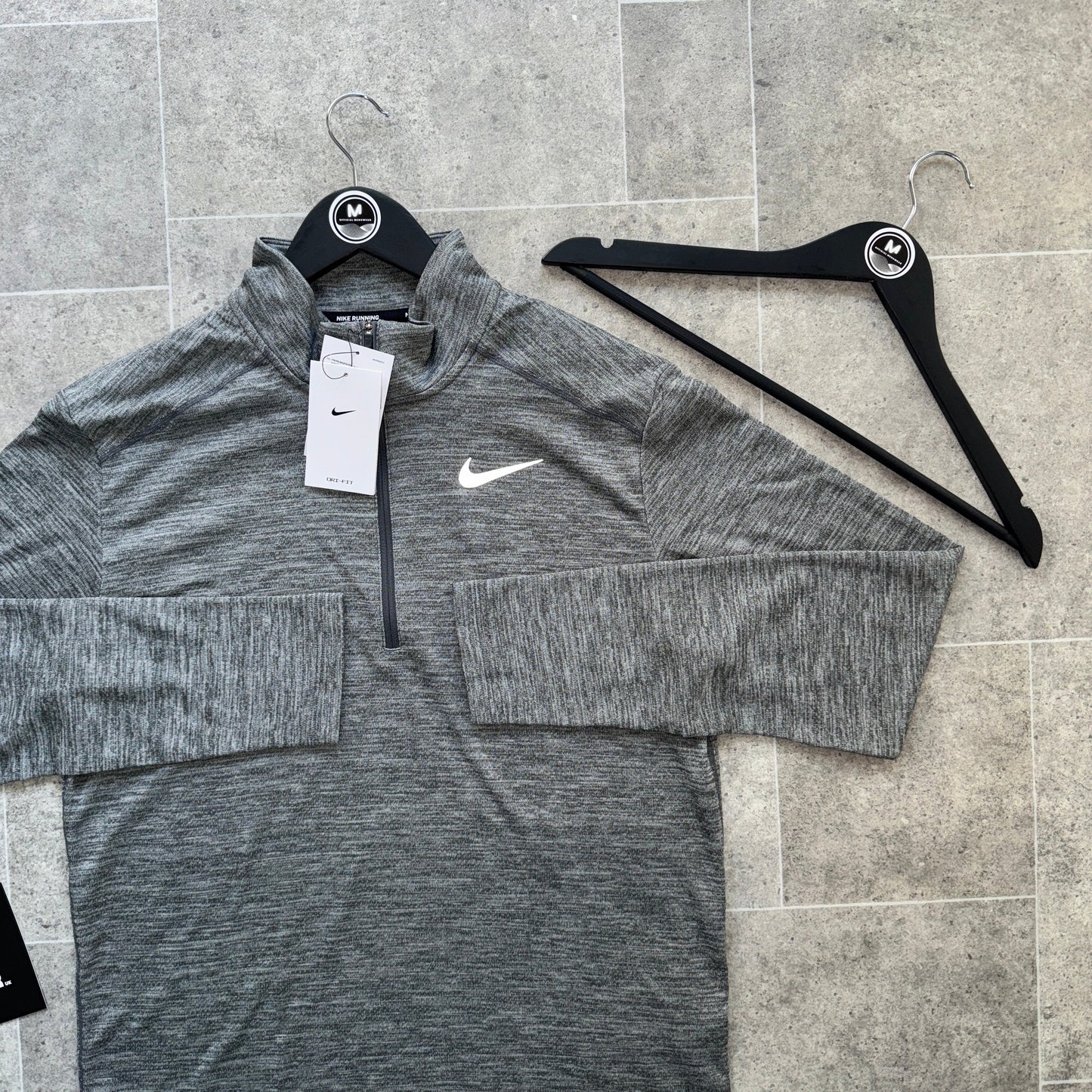 NIKE PACER 1/4 ZIP - GREY