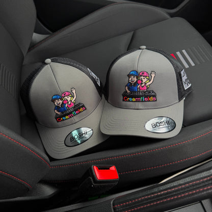 Creamfields 2025 Collab Cap ‘AMQ x OMW’ - Grey/BLACK