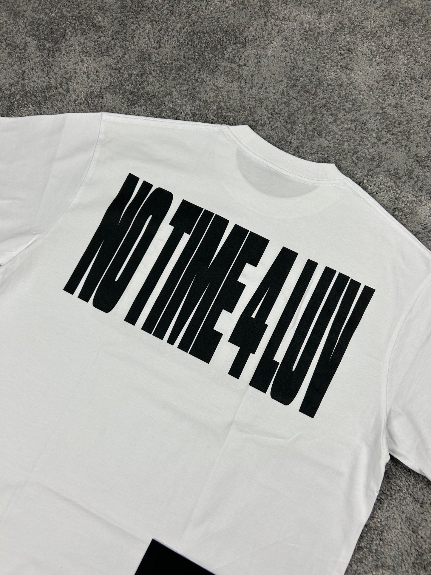 Corteiz No Time 4 Luv White Tee Shirt