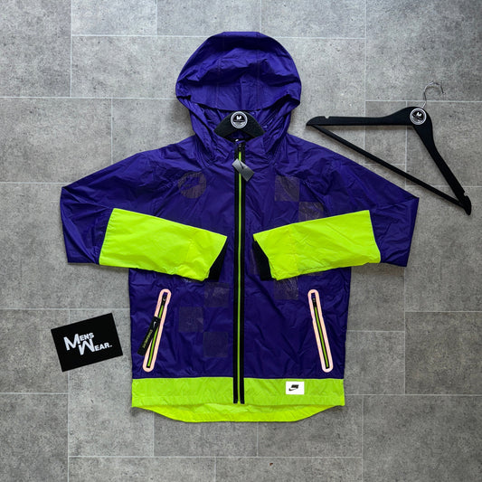 NIKE ‘EXCLUSIVE’ SHEILD FLASH WINDBREAKER - PURPLE/NEON