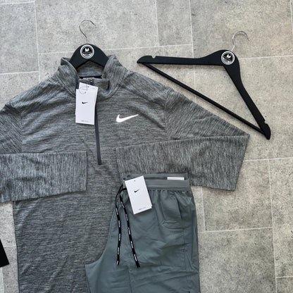 Nike Pacer 1/4 zip x flex set - Grey