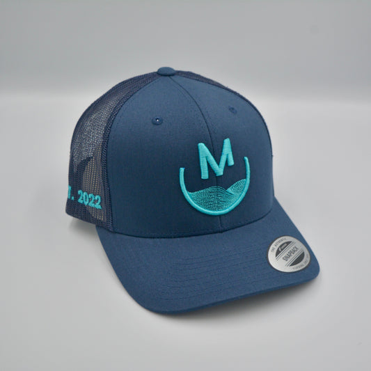 OFFICIAL MENSWEAR UK CAP - NAVY/POWDER BLUE