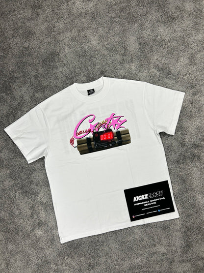 Corteiz No Time 4 Luv White Tee Shirt