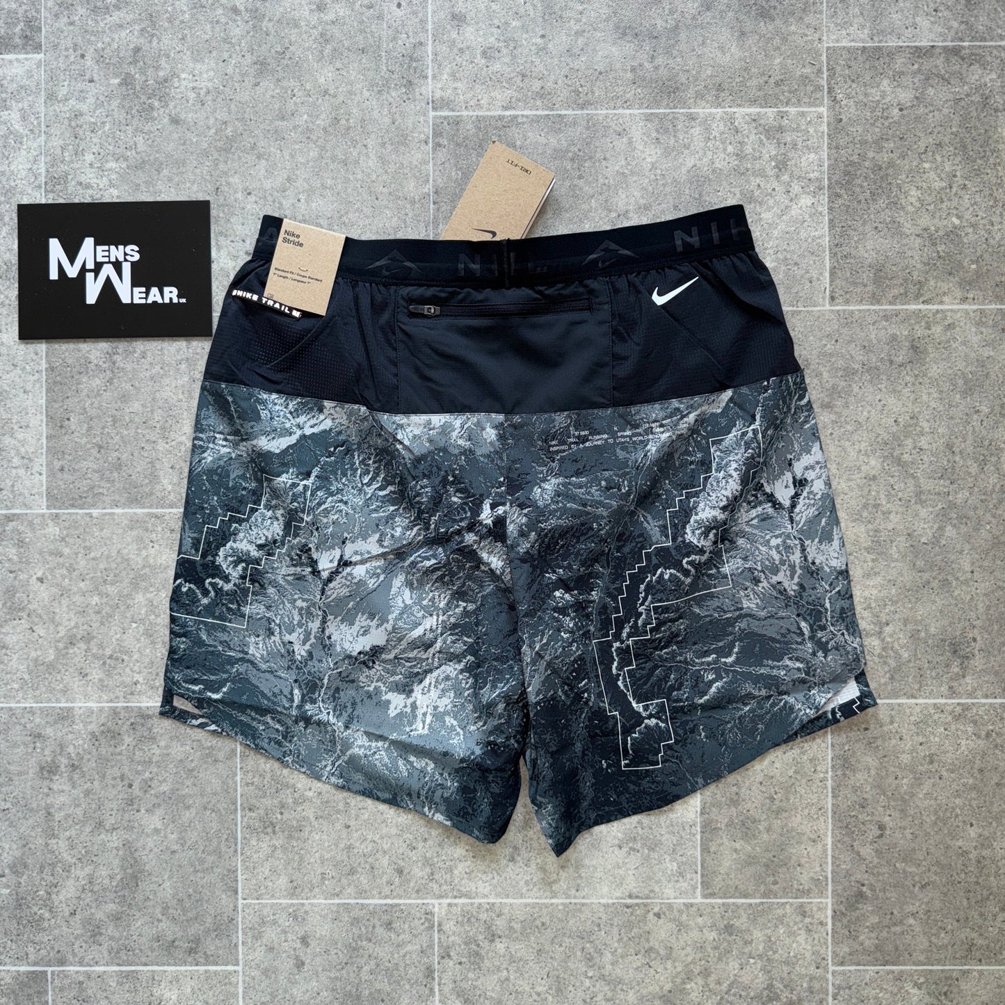 Nike Trail Flex Stride - Anthracite (7”)