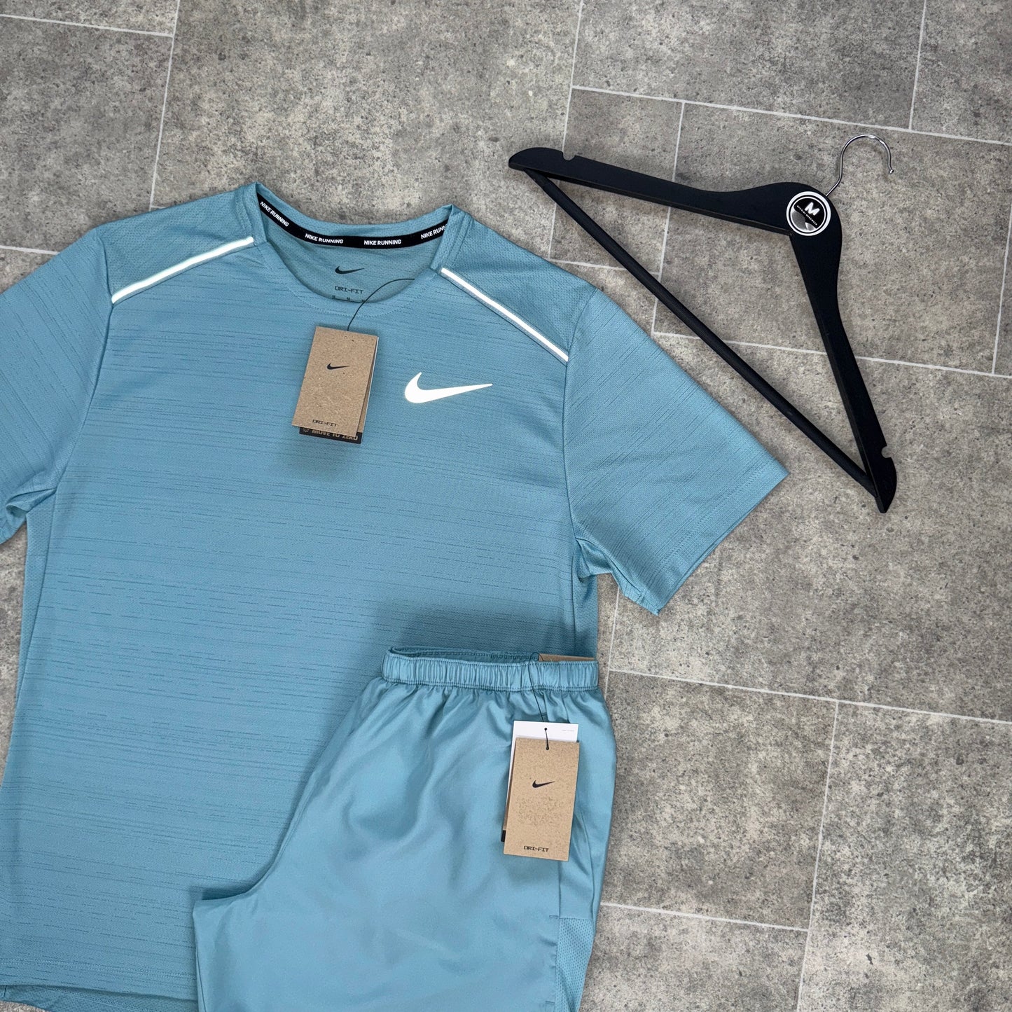 NIKE MILER 1.0 x CHALLENGER SET - DENIM TURQUOISE