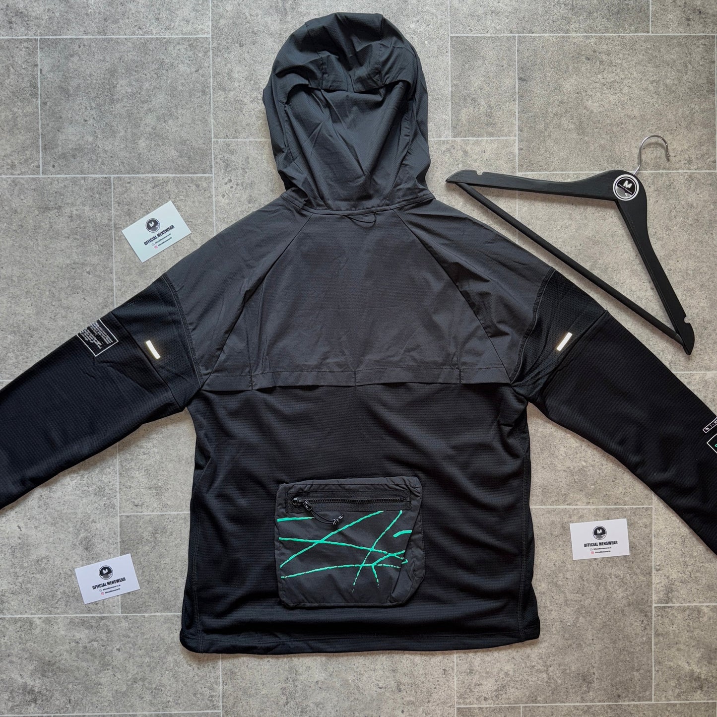 NIKE DYE JACKET - BLACK