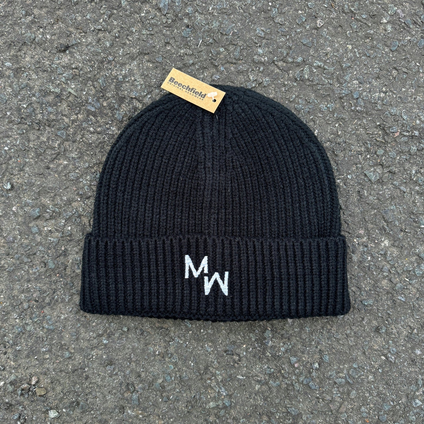 OFFICIAL MENSWEAR UK BEANIE - BLACK/WHITE