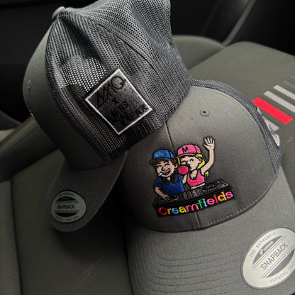 Creamfields 2025 Collab Cap ‘AMQ x OMW’ - Grey