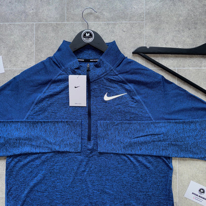 Nike element 1/4 zip - royal blue