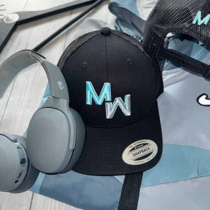 OFFICIAL MENSWEAR UK CAP - AQUA/SILVER