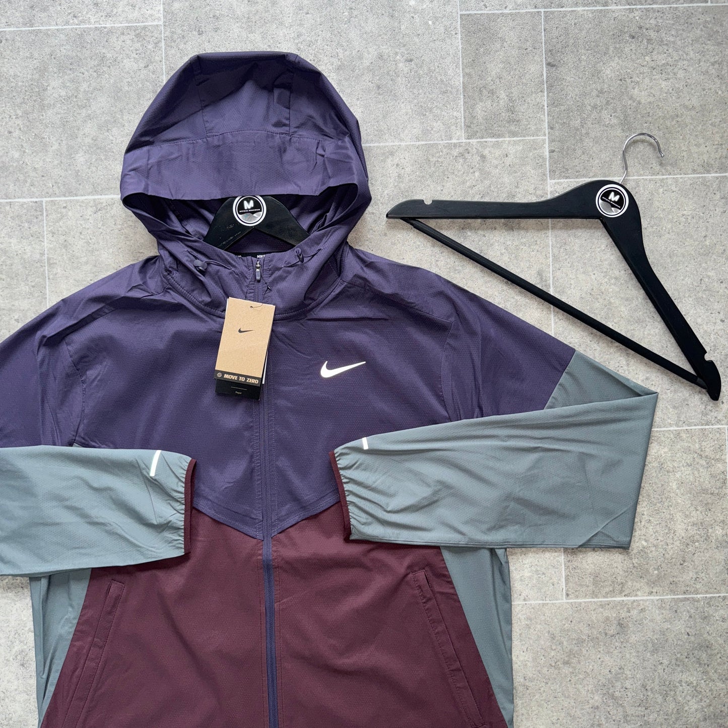 Nike UV windbreaker - purple/maroon