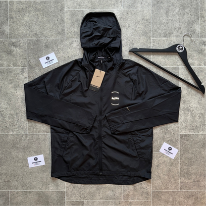 NIKE EXCLUSIVE DOUBLE SWOOSH JACKET - BLACK