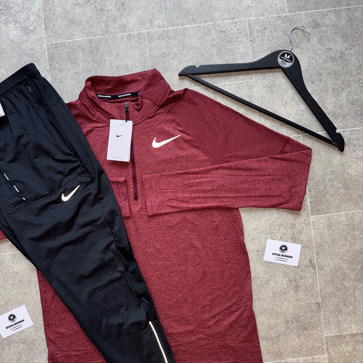Nike element x phenom elite set - maroon