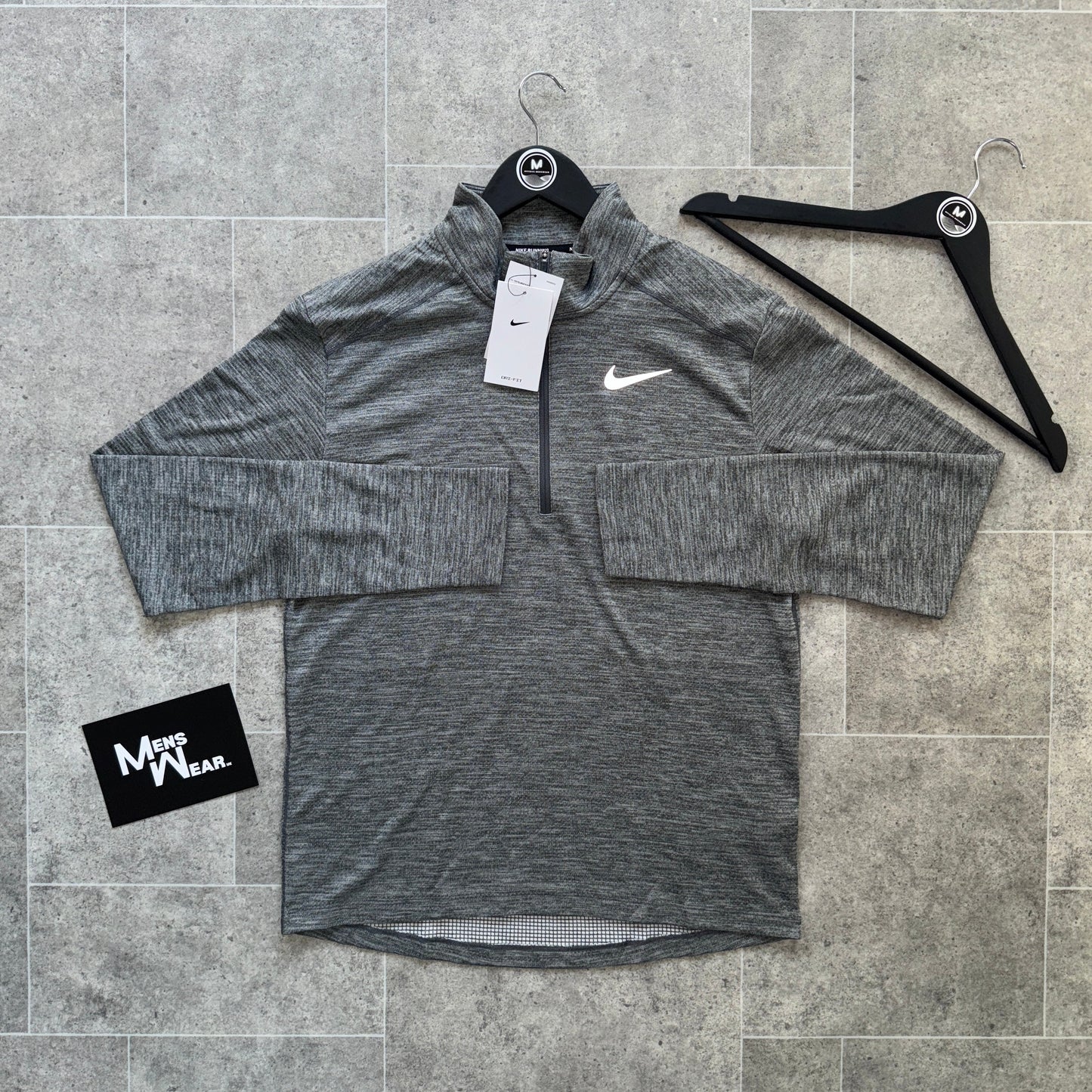 NIKE PACER 1/4 ZIP - GREY