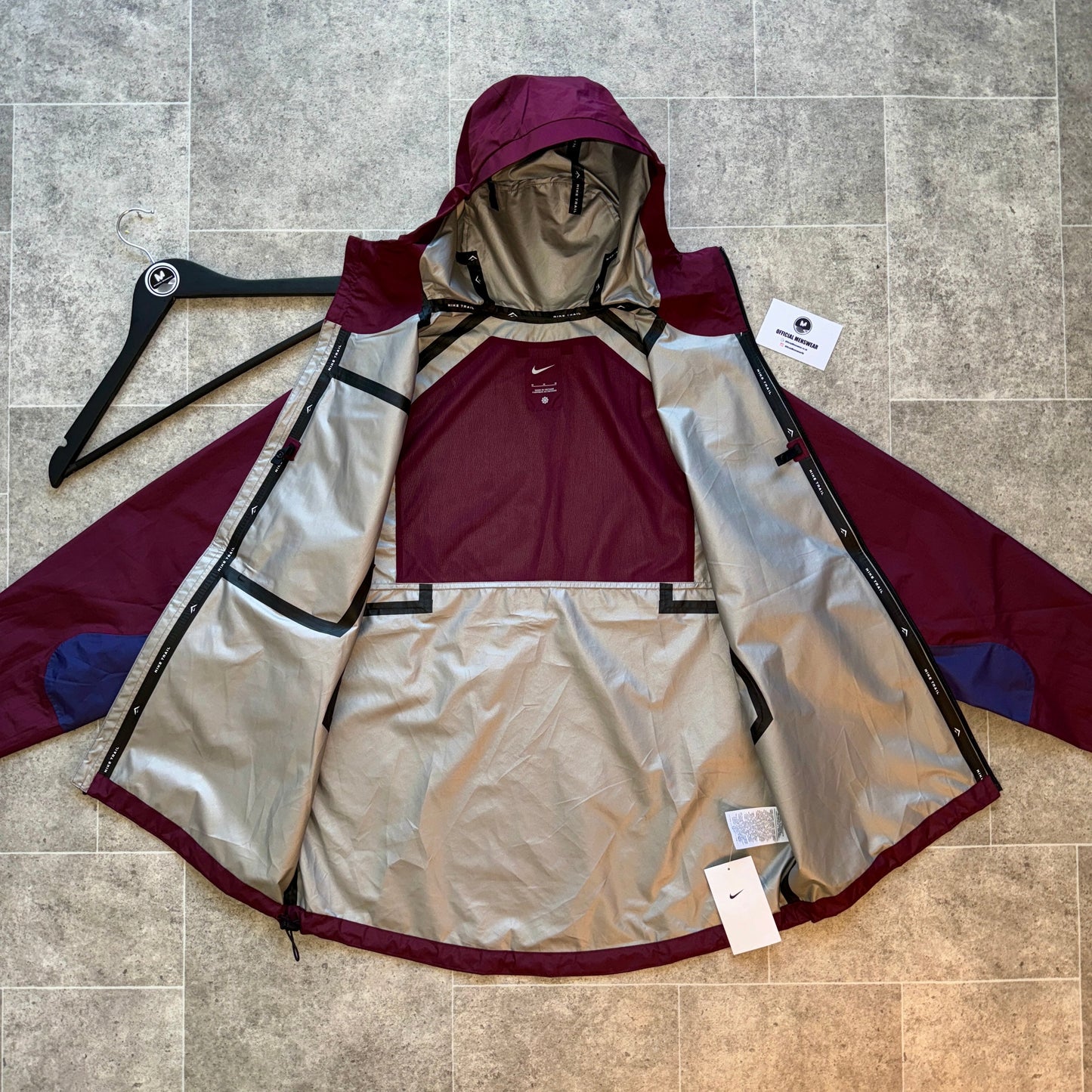 NIKE 2024 ‘COSMIC PEAKS’ GORE-TEX JACKET - MAROON