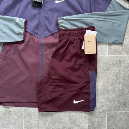 Nike UV windbreaker x challenger set - purple/maroon