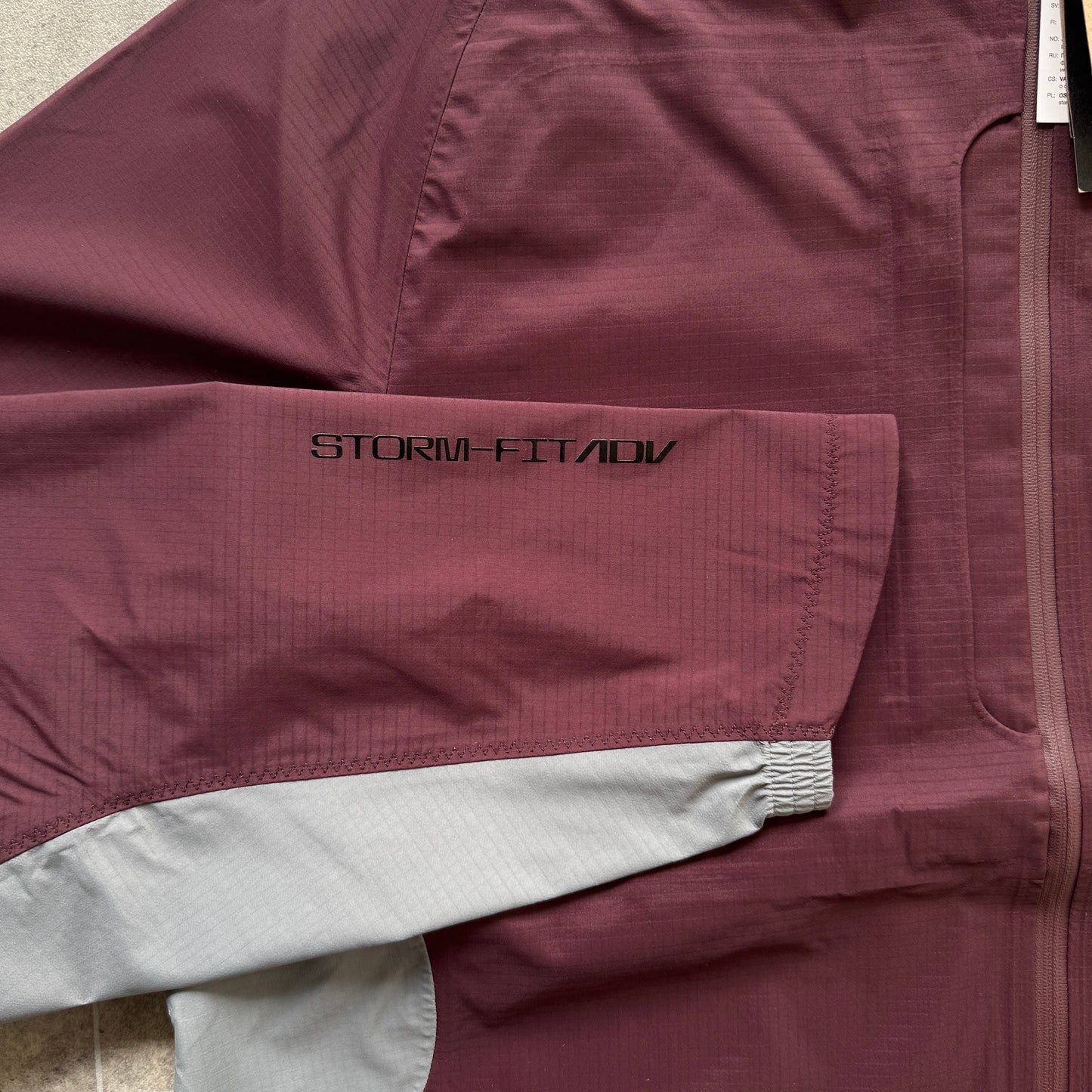Nike ‘2025’ Cosmic Peaks Storm-fit ADV Waterproof Jacket - Maroon/Grey