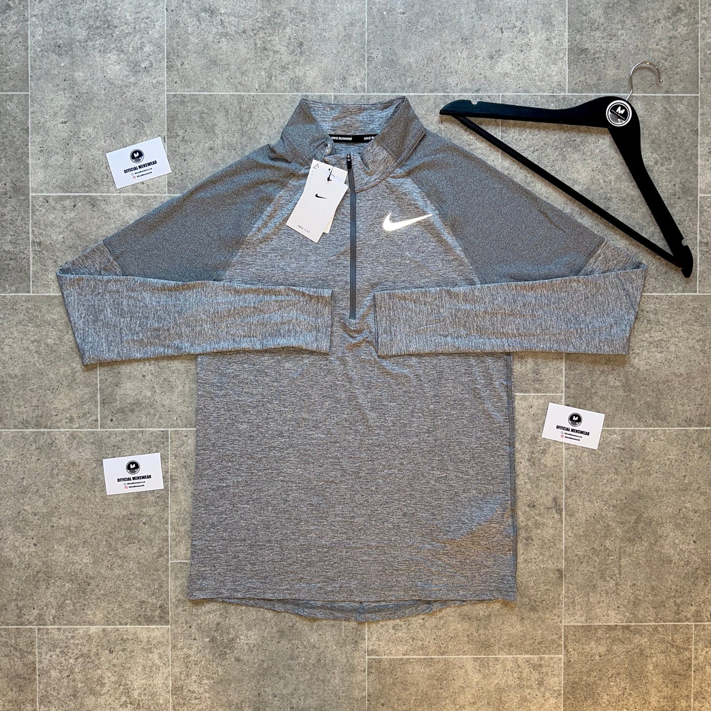 Nike element 1/4 zip - grey