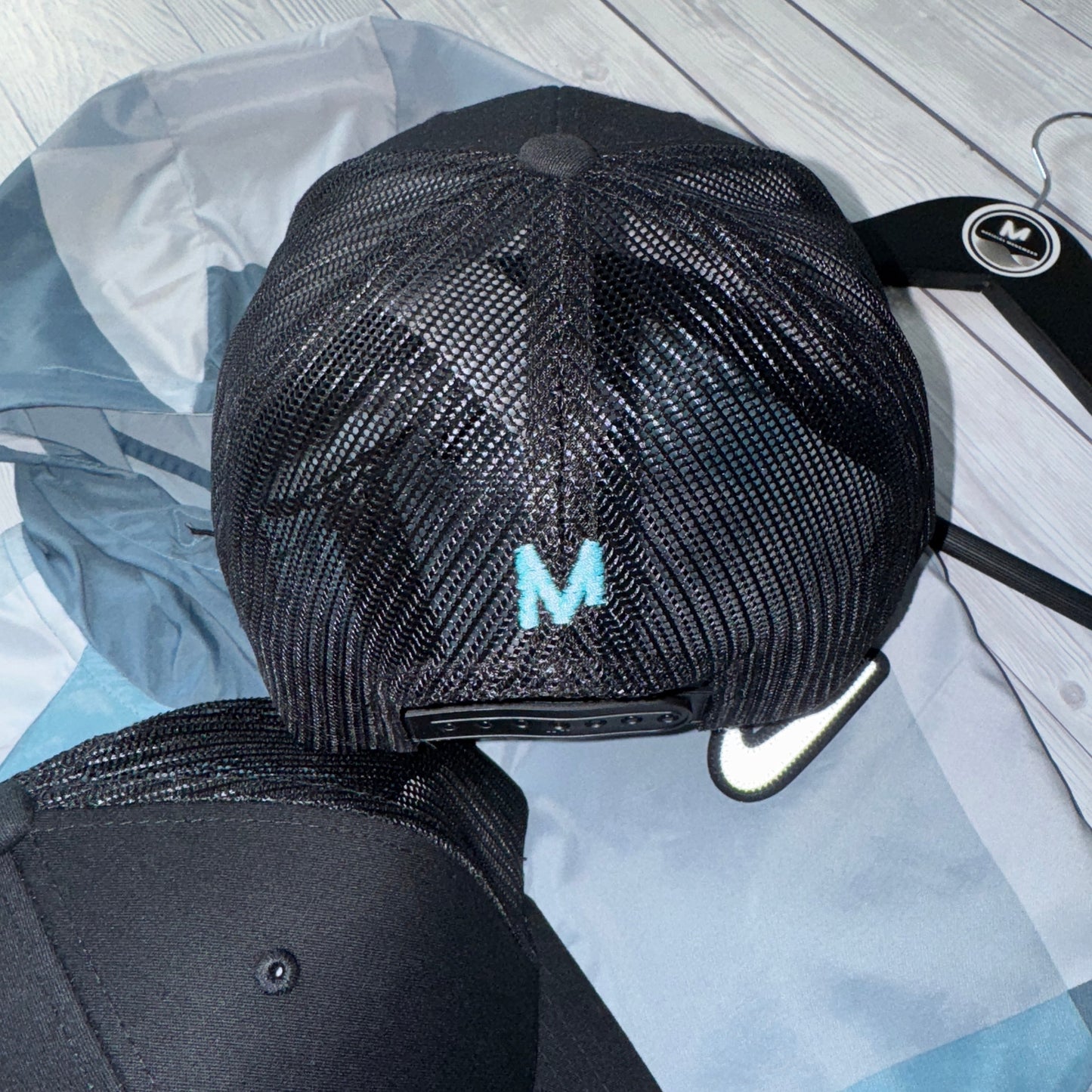 OFFICIAL MENSWEAR UK CAP - AQUA/SILVER