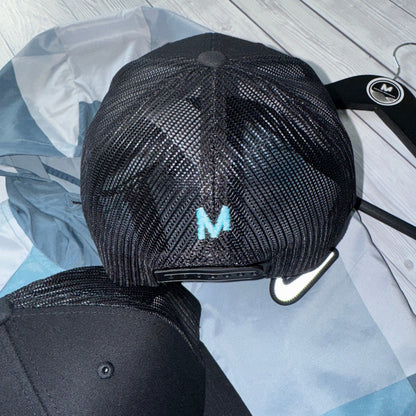 OFFICIAL MENSWEAR UK CAP - AQUA/SILVER