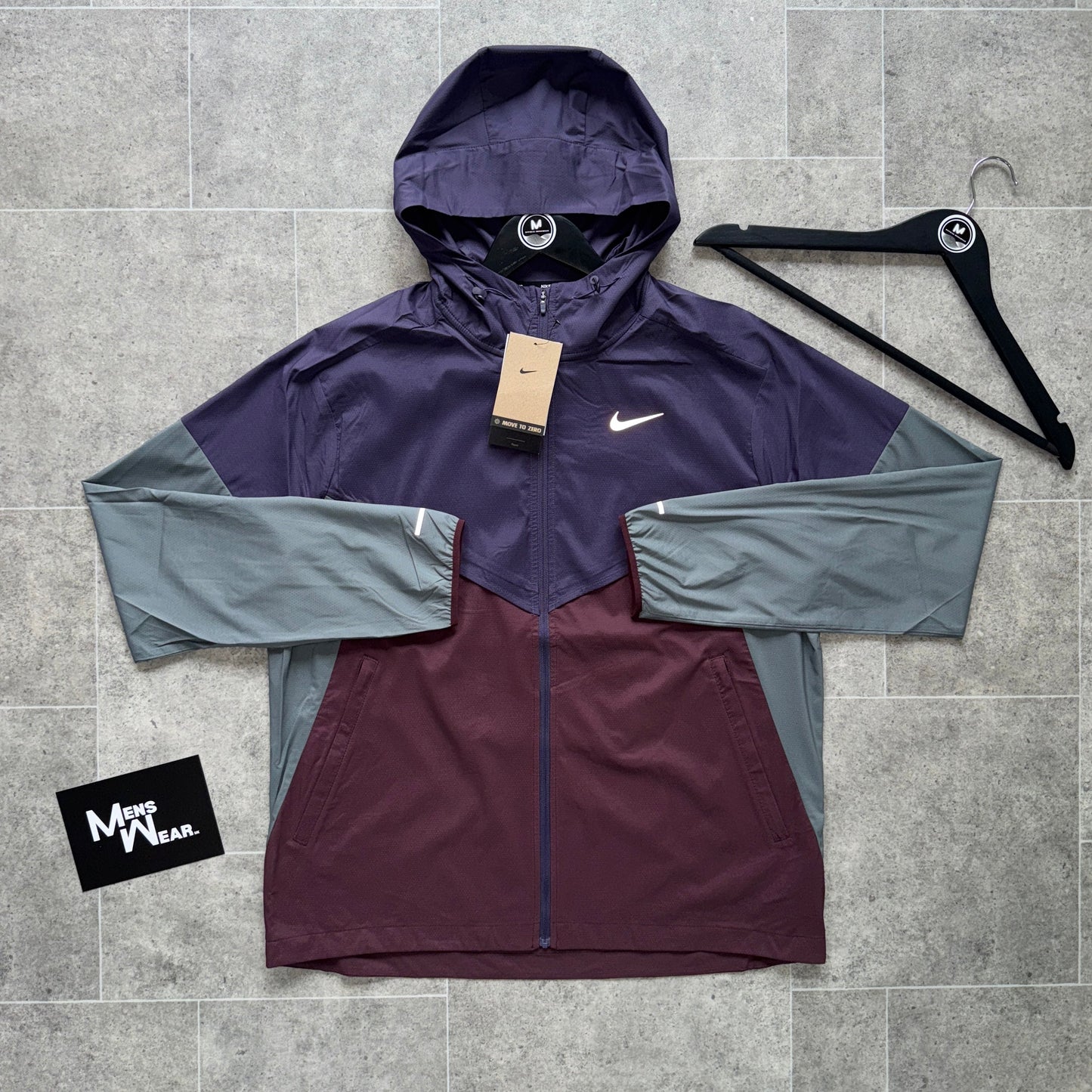 Nike UV windbreaker - purple/maroon