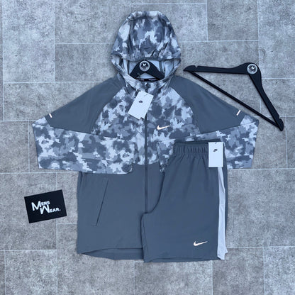 Nike Camo Windbreaker x Challenger Set - Grey