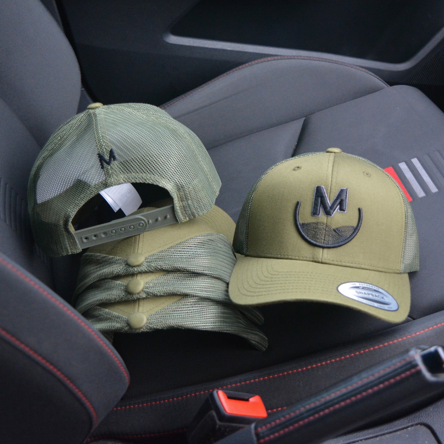 OFFICIAL MENSWEAR UK CAP - KHAKI/BLACK