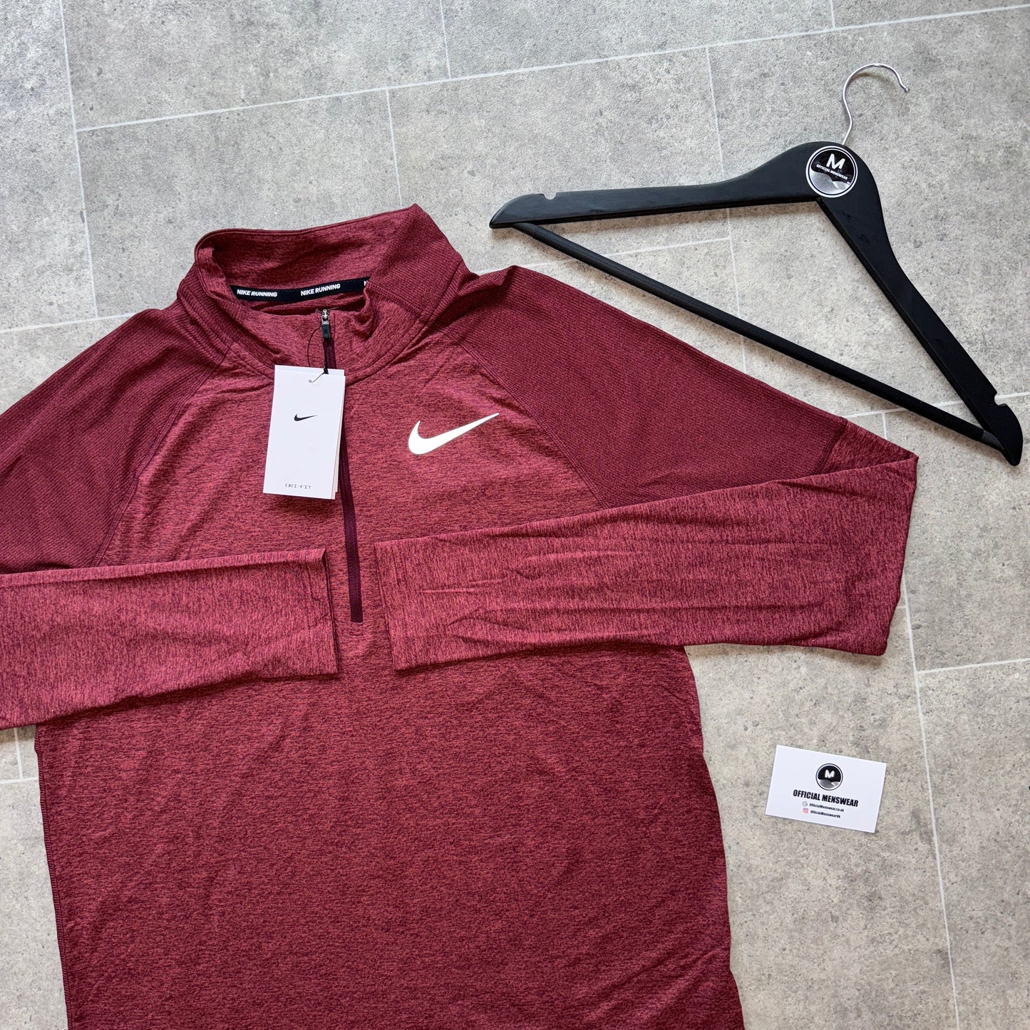 Nike element 1/4 zip - Maroon