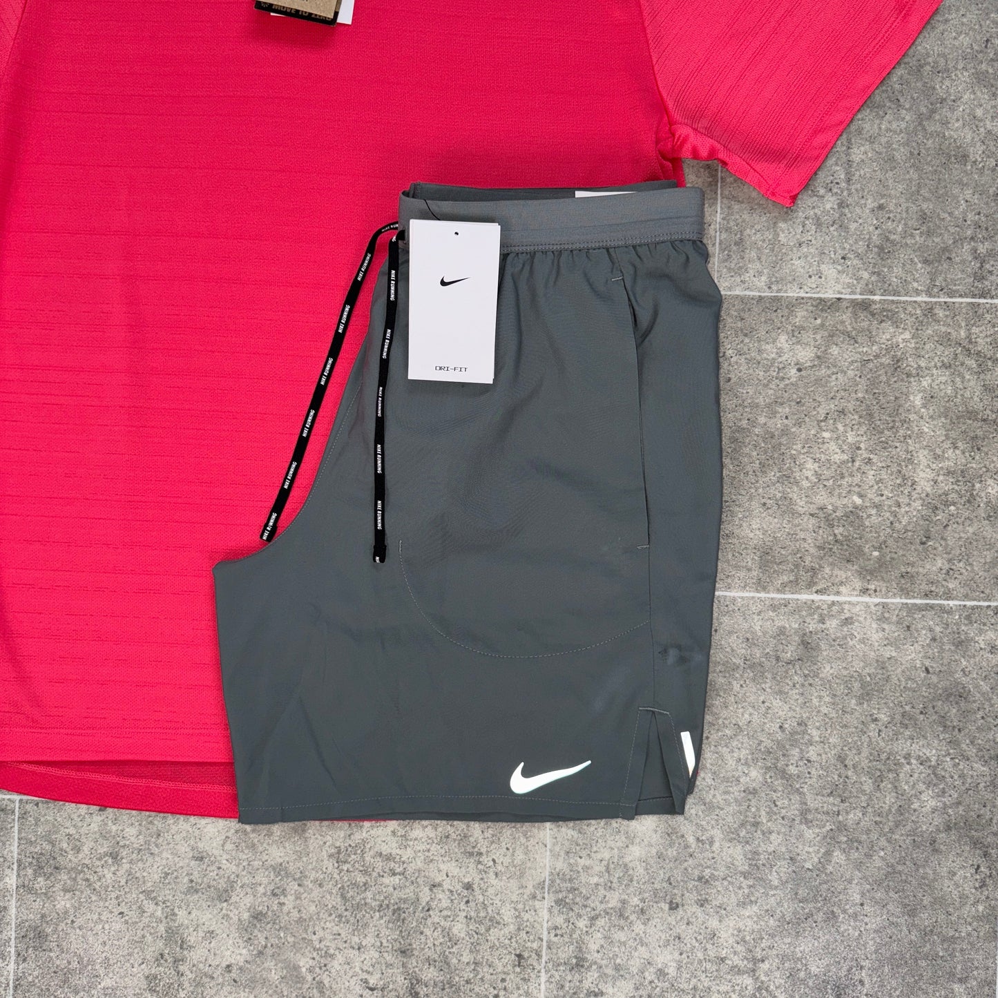 NIKE MILER 1.0 x FLEX SET - ASTER PINK/GREY