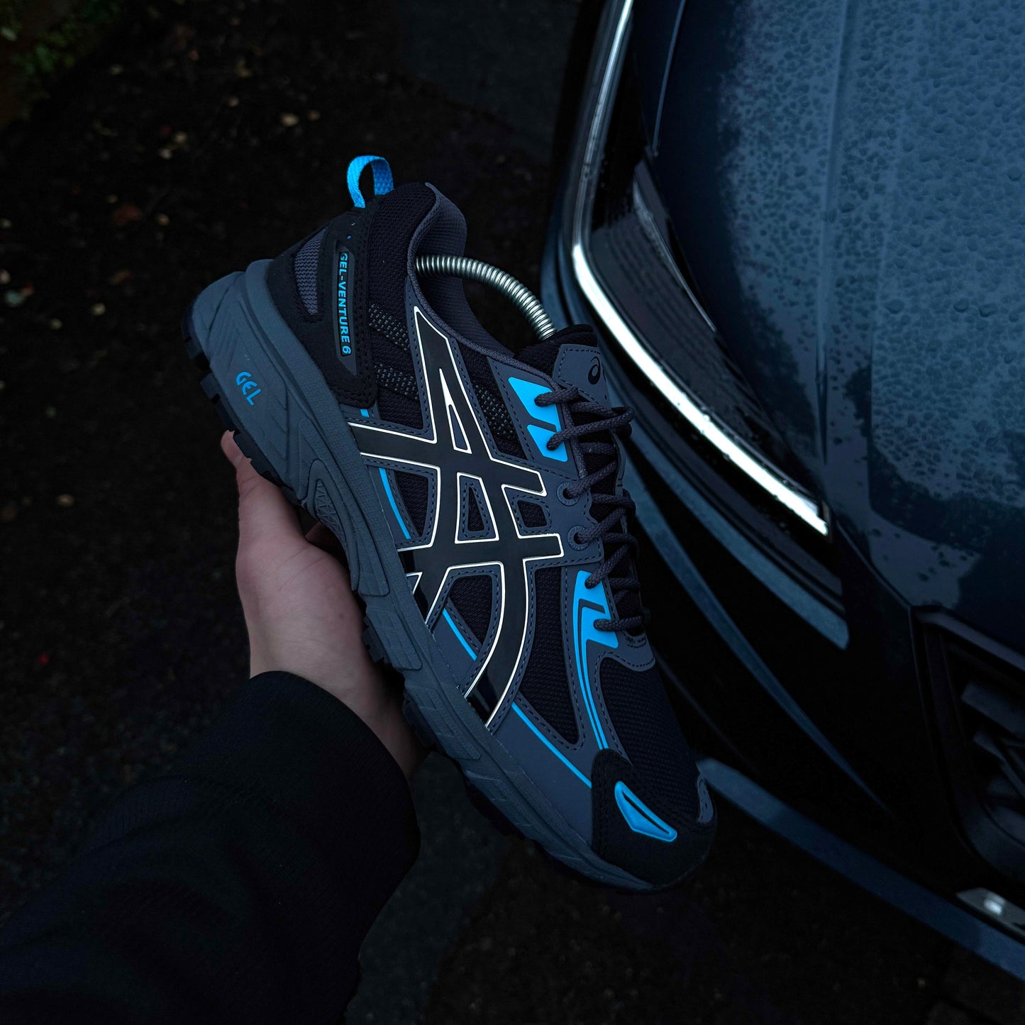 Asics Gel-Venture 6 - Black/Carrier Grey