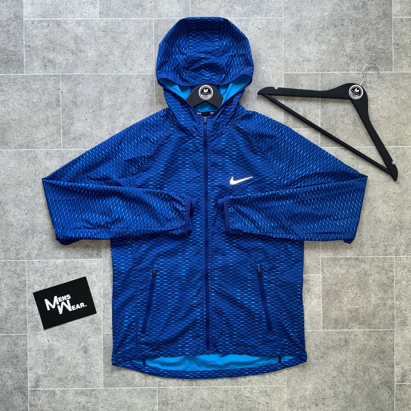 NIKE ‘EXCLUSIVE’ RACER FUSE WINDBREAKER - BLUE