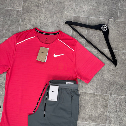 NIKE MILER 1.0 x FLEX SET - ASTER PINK/GREY