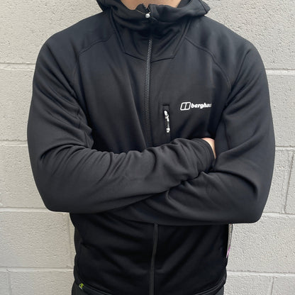 BERGHAUS CARNOT HOODED JACKET - BLACK